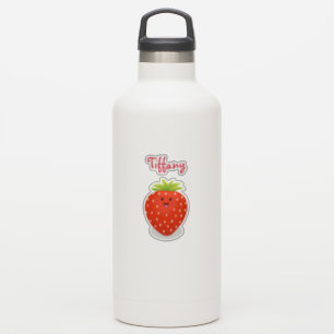 Sticker Illustration de la fraise Cute kawaii