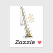 Sticker Illustration de la pelle à dragons (Feuille)