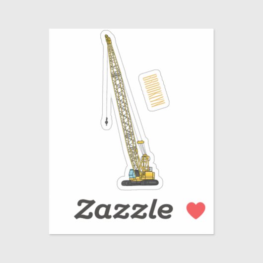 Sticker Illustration de la pelle à dragons (Feuille)