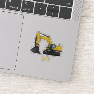 Sticker Illustration de la pelle Crawler