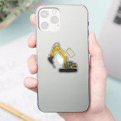 Sticker Illustration de la pelle de rupture (Téléphone)