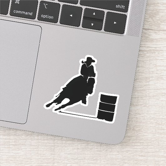 Sticker Illustration de la silhouette noire de la fille de (Détail)
