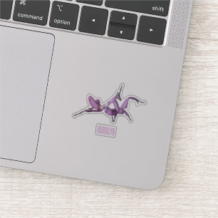 Sticker Illustration de l'orchidée mante
