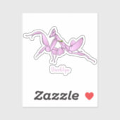 Sticker Illustration de l'orchidée mante (Feuille)