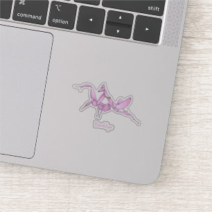 Sticker Illustration de l'orchidée mante