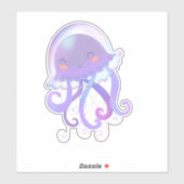 Sticker illustration de méduses (Feuille)