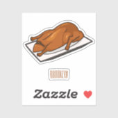 Sticker Illustration de Peking duck (Feuille)