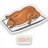 Sticker Illustration de Peking duck (Recto)
