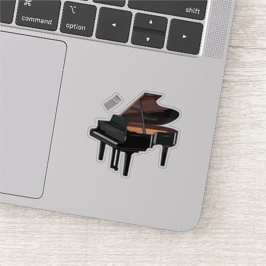 Sticker Illustration de piano (Détail)