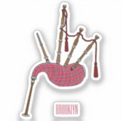 Sticker Illustration de pipes (Recto)