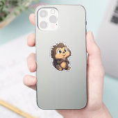 Sticker Illustration de porcupine de dessin (Téléphone)
