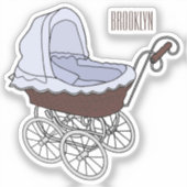 Sticker Illustration de poussette (Recto)