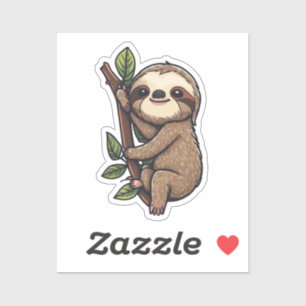 Sticker Illustration de Sloth