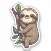 Sticker Illustration de Sloth (Recto)