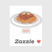 Sticker Illustration de Spaghetti (Feuille)