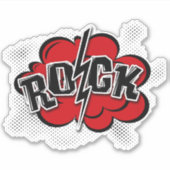 Sticker Illustration de style bande dessinée (Devant)