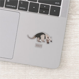 Sticker Illustration de Tamandua