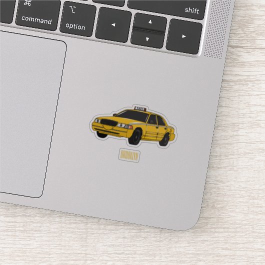Sticker Illustration de taxi (Détail)