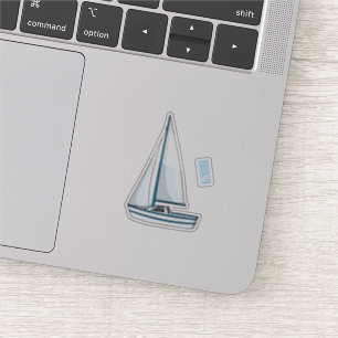 Sticker Illustration de voilier