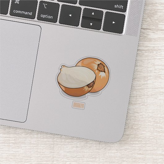 Sticker Illustration d'oignon (Détail)