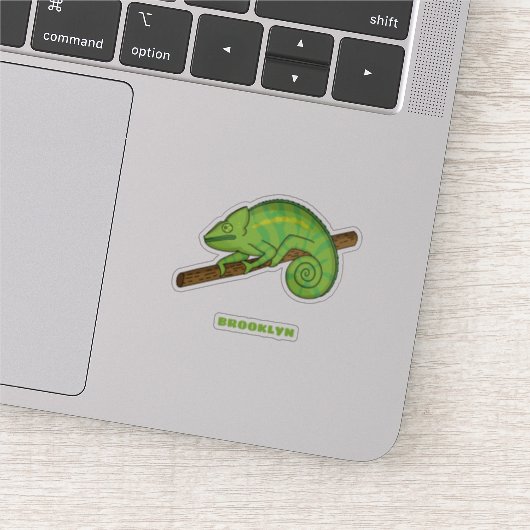 Sticker Illustration du caméléon de la parson (Détail)