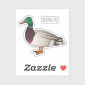Sticker Illustration du canard de Majard (Feuille)
