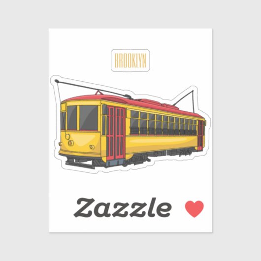 Sticker Illustration du chariot Mata (Feuille)