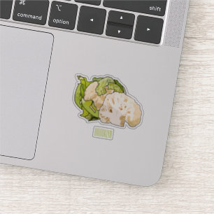 Sticker Illustration du chou-fleur
