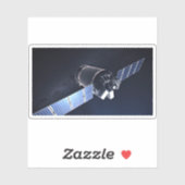 Sticker Illustration Du Dragon Xl Spacecraft. (Feuille)