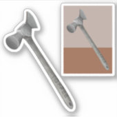 Sticker Illustration du marteau de café (Devant)