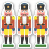 Sticker Illustration du Nutcracker allemand antique (Devant)