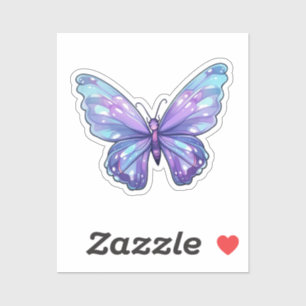 Sticker Illustration du papillon de dessin