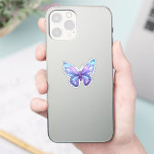 Sticker Illustration du papillon de dessin (Téléphone)