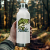 Sticker Illustration du poisson de basse grande taille | S