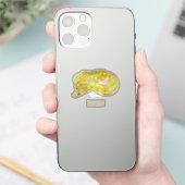 Sticker Illustration du serpent python birman (Téléphone)