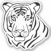 Sticker Illustration du tigre (Devant)