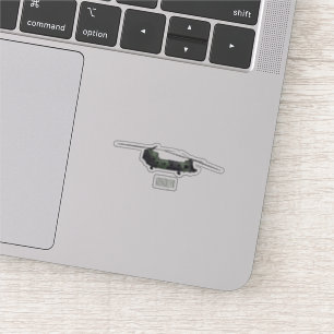 Sticker Illustration d'un hélicoptère de l'armée de Chinoo