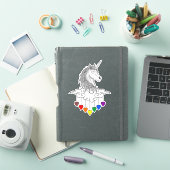 Sticker Illustration d'un licorne majestueuse (Couverture iPad)