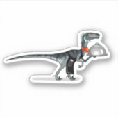 Sticker Illustration D'Un Serveur De Restauration Raptor. (Devant)