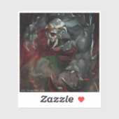 Sticker Illustration d'une crise infinie (Feuille)