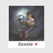 Sticker Illustration d'une crise infinie, gaslight Catwoma (Feuille)