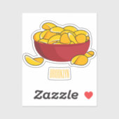 Sticker Illustration d'une puce de pomme de terre (Feuille)
