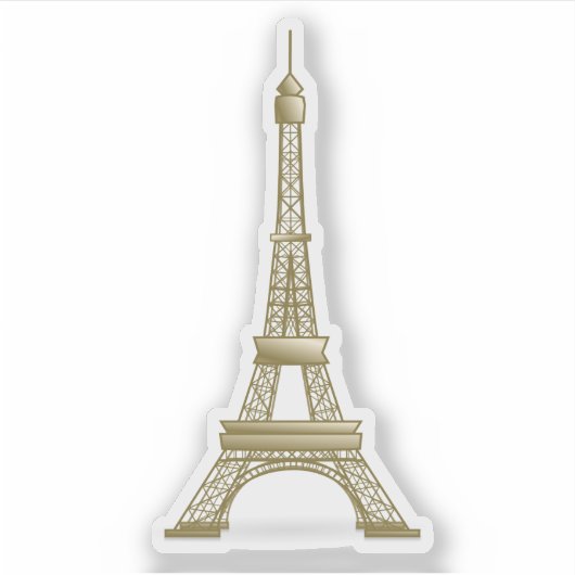 Sticker Illustration Eiffel (Devant)