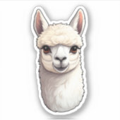 Sticker Illustration en lama de dessin (Devant)