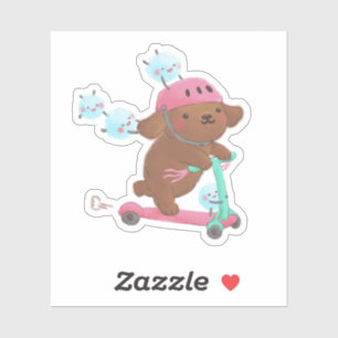 Sticker Illustration Faisons Rouer