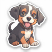 Sticker Illustration pour chien de dessin (Recto)