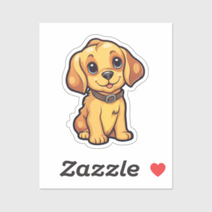Sticker Illustration pour chien de dessin