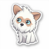 Sticker Illustration pour chien de dessin (Devant)