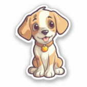 Sticker Illustration pour chien de dessin (Recto)