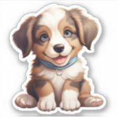 Sticker Illustration pour chien de dessin (Devant)